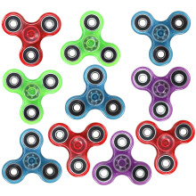 Iconikal Glow in The Dark Fidget Spinner Random Color Bulk Assortment Set, 24-Pack