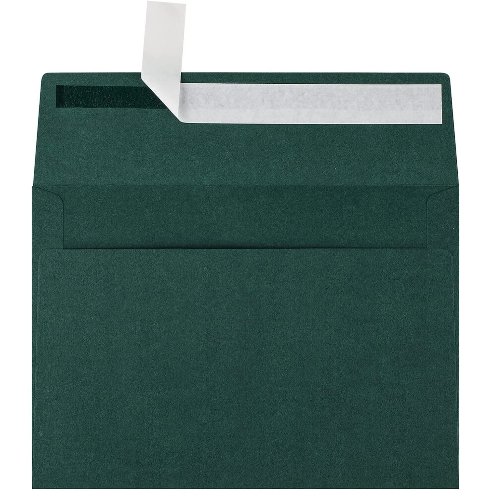 50 Pack Dark Green Envelopes  5 x 7 Inch Envelopes A7 Envelopes  Card