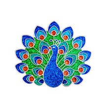 NAVIKA CL004 - Peacock & Birdie (Pva)
