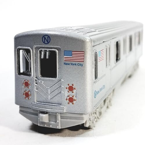 Modelo de Metro Diecast Subway Train 7 """" 1