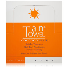Tan Towel Half Body Plus Selbstbr?unungst?cher, 50er-Pack