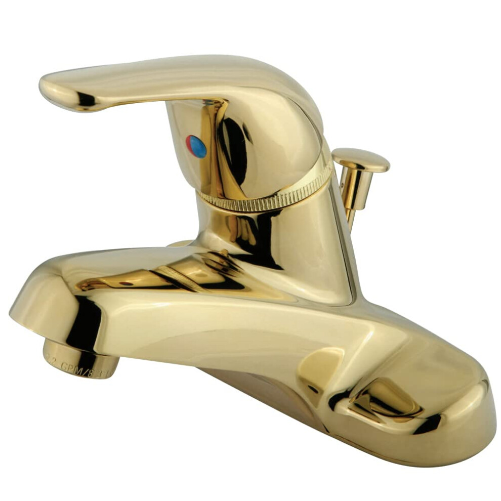 Photos - Tap Kingston Brass KB542 Chatham Center Set Bathroom Faucet with Pop-Up, 3-3/4", Polished Brass