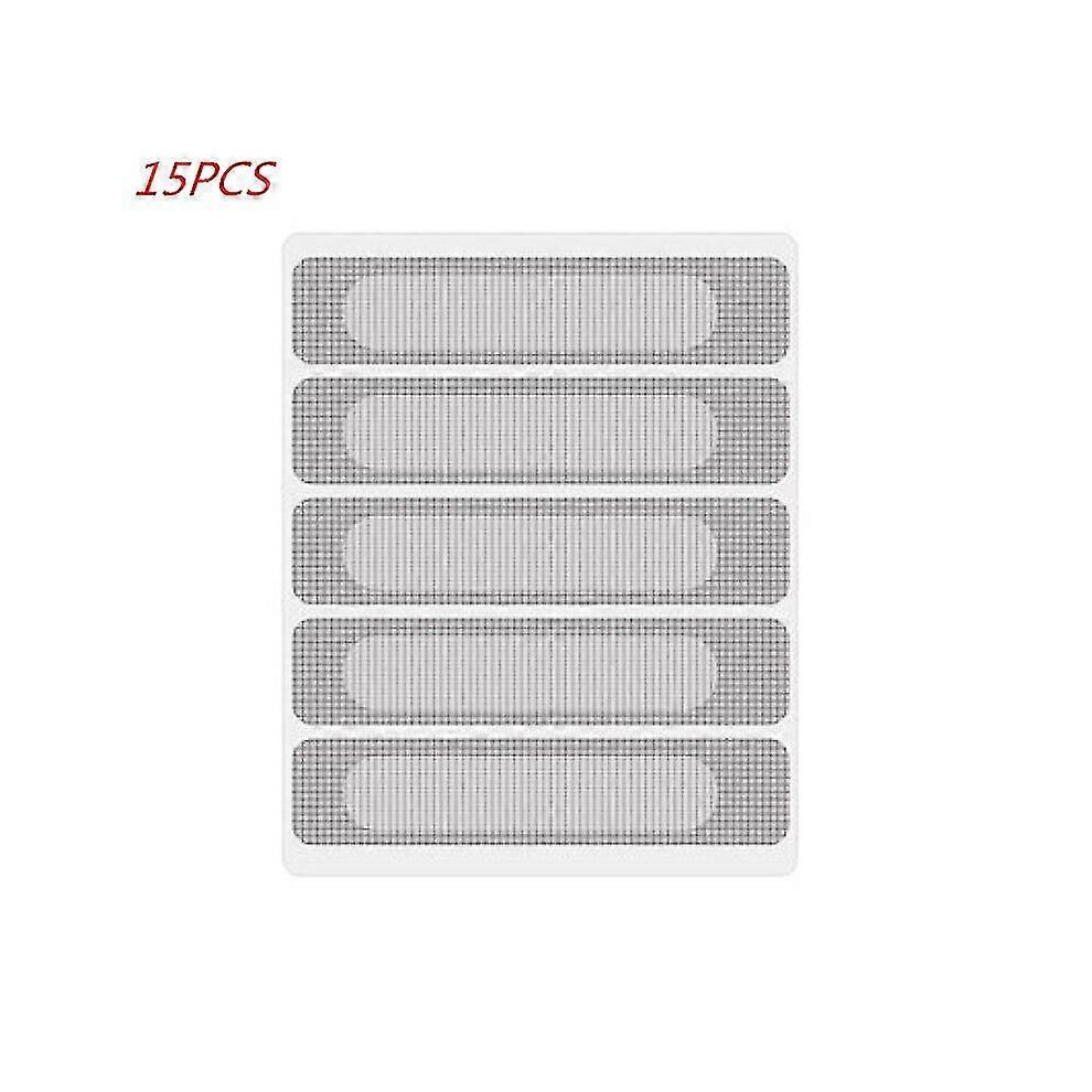 (15Pcs) 50 Pcs Anti-Insect Fly Bug Door Window Mosquito Screen Net Repair Tape Patch Adhesive 5778930711000