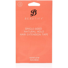 Beautify Single Sided Natural Hold Hair Extension Tape Tabs - 120 Tabs