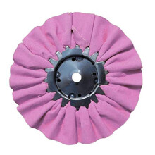 Renegade Products 9 """" x 3 """" x 5/8 """" Airway Buffing Wheel for Metal Polering Aluminium & Rostfritt stl fr hjul Tanks & Bumlare (Pink)