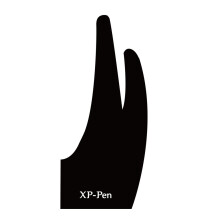Glove artist profesionist XP-Pen pentru tableta grafica Monitor grafic adecvat pentru dimensiunea libera a minii drepte ?i a minii stngi
