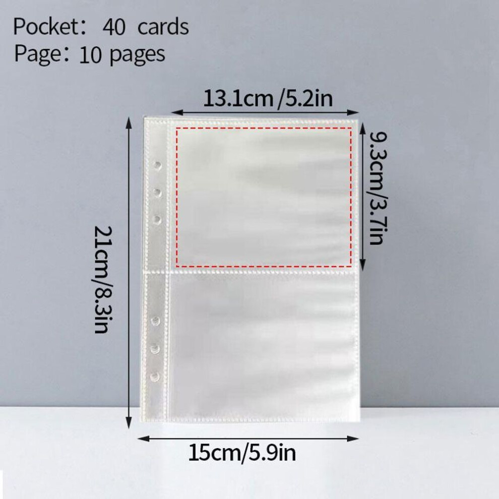(10 inner pages/2#) A5 Photo Card Binder Diy Photo Card Collection This Idol Polaroid Album Scrapbook Polaroid Album Binder