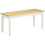 Homcom HOMCOM Wood Dining Bench Wooden Bench for 2 People, White 9