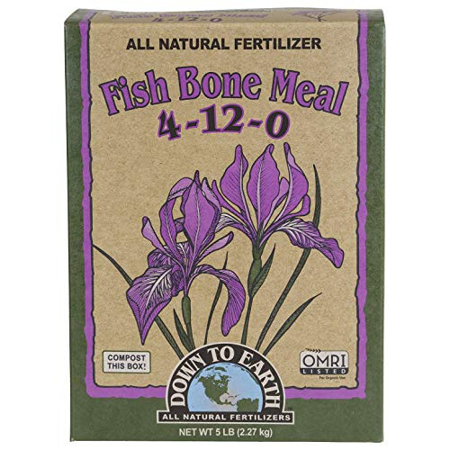 Down to Earth Οργανικό Λιπασμα Fish Bone Meal 4-12-0, 5 lb
