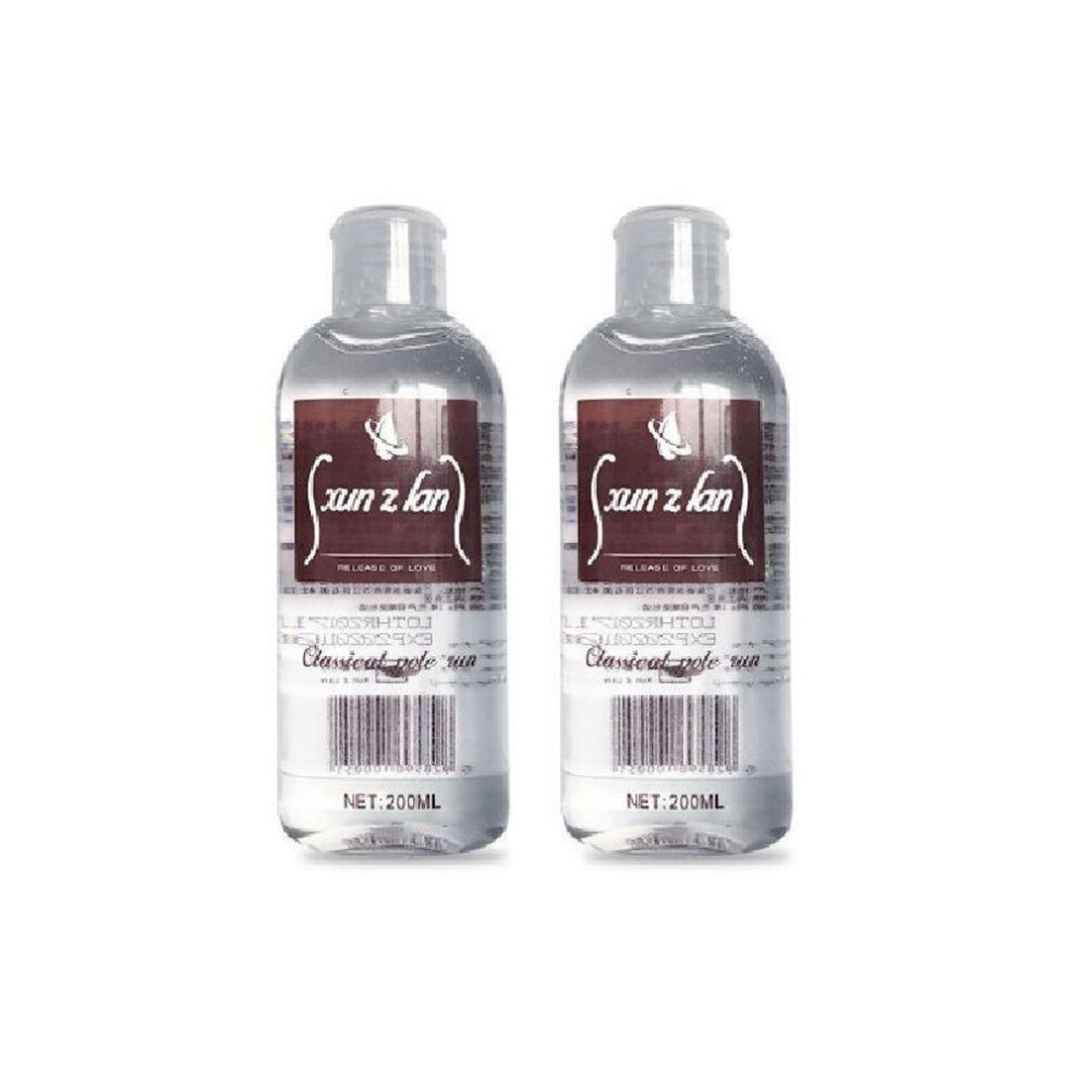 (as the picture, 2 bottles) Xuanzilan Water-based Lubricant 200/120ml - Water-soluble Body Lubricant For Couples And Adult Toys
