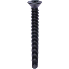 U-Turn - 516-18 X 2 12 Inch Flat Head Floorboard Thread Cutting Screws, Type F, T40 Torx, Black Phosphate (50 Pack)