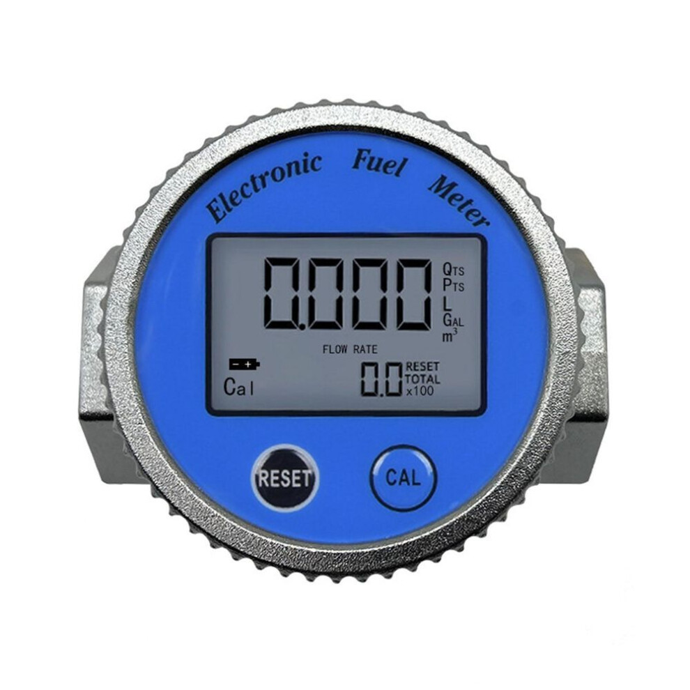 (as the picture, 6F) Waterproof Diesel Fuel Meter Digital Fuel Meter Water Flow Meter Mini Digital Turbine Flowmeter Diesel Fuel Flow Meter