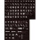 Velk poctacov klvesnice Stick Ons/Bl na cern 2