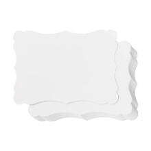 Homtable 50 Pack Blank Kraft Cards Cardstock tyk papirbrune lyk?nskningskort til DIY -gavekort Menuer Babybrusebad og bryllupsinvitationer (4x6in