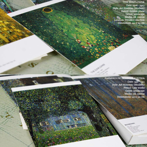 Hosteesschoice Postkarten-Set ?Gustav Klimt?, 30-teilig, 10,2 x 15,2 cm pro 1