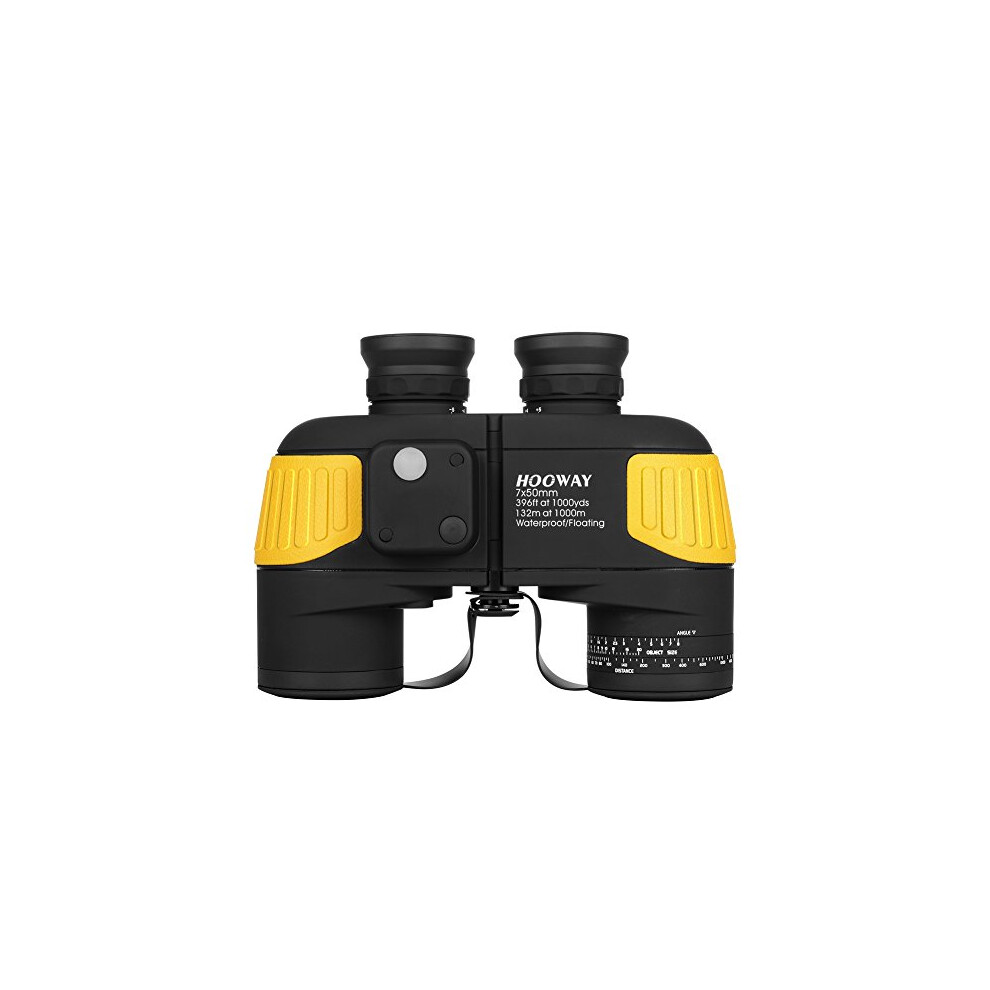 Hooway 7X50 Waterproof Fogproof Military Marine Binoculars W/Internal 745360307313