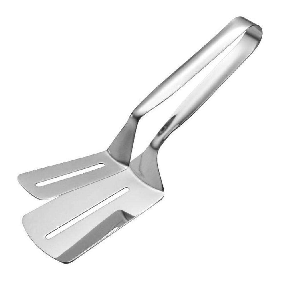 (as the picture, Fried fish clip) Stainless Steel Frying Oil Filter Clip Spoon For Draining And Filtering Fried Food Oil