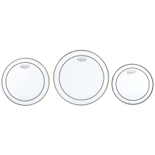 Remo PP-0920-PS Pinstripe Clear Tom Drumhead Pack-10 """" 12 """" & 14 """"