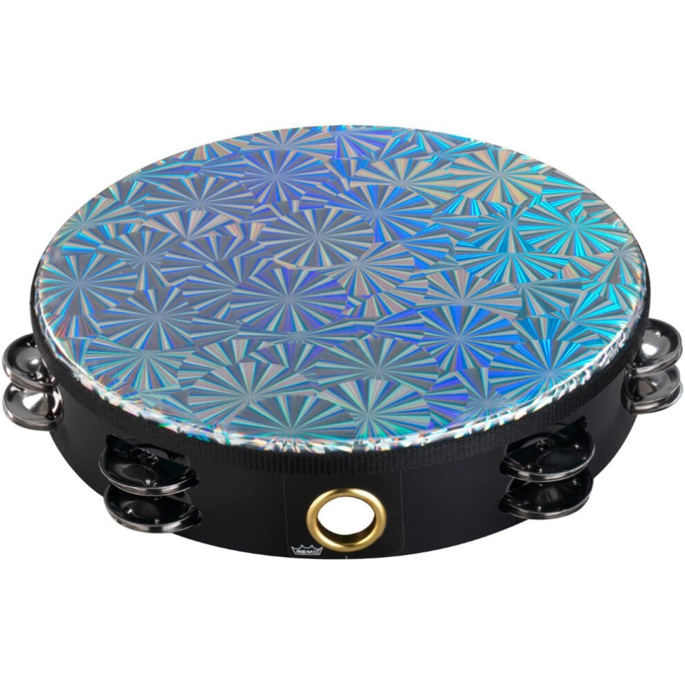 Remo Tambourin Pinwheel Prizmatic 10 8 Pair Jingles TA421043 833480