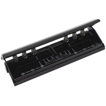 Verstellbarer 6-Loch-Papierstanzer aus Metall, A5, A6, A7, 6-Ring-Stanzer mit Positionierungsmarkierung, 6-Blatt-Kapazitt, Locher fr Terminplaner,