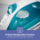 GEEPAS (Blue) Geepas 2in 1 Cordless Steam Iron Ceramic Soleplate 7
