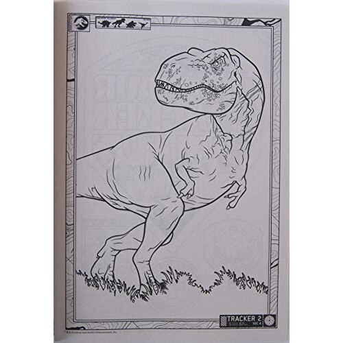 Lazy Days Jurassic World Fallen Kingdom Jumbo Βιβλίο Χρωματισμού και Δραστηριοτήτων - 96 Σελίδες 2