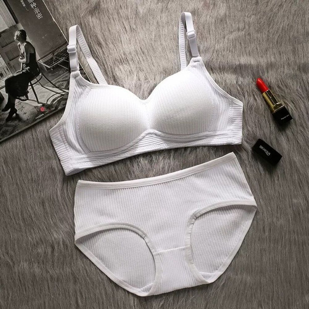 (white, 32/70AB) Teenage Girls Underwear Bras Kids Puberty Girl Bra Young Students Sport Training Bra For Children