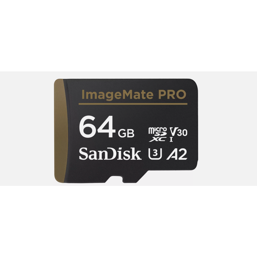 SANDISK MEMORY CARD MICRO SD IMAGEMATE PRO WITH ADAPTER 170MB/S 64GB