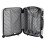 Silver Lightweight Travel Cabin Suitcase With Wheels & Handle 4