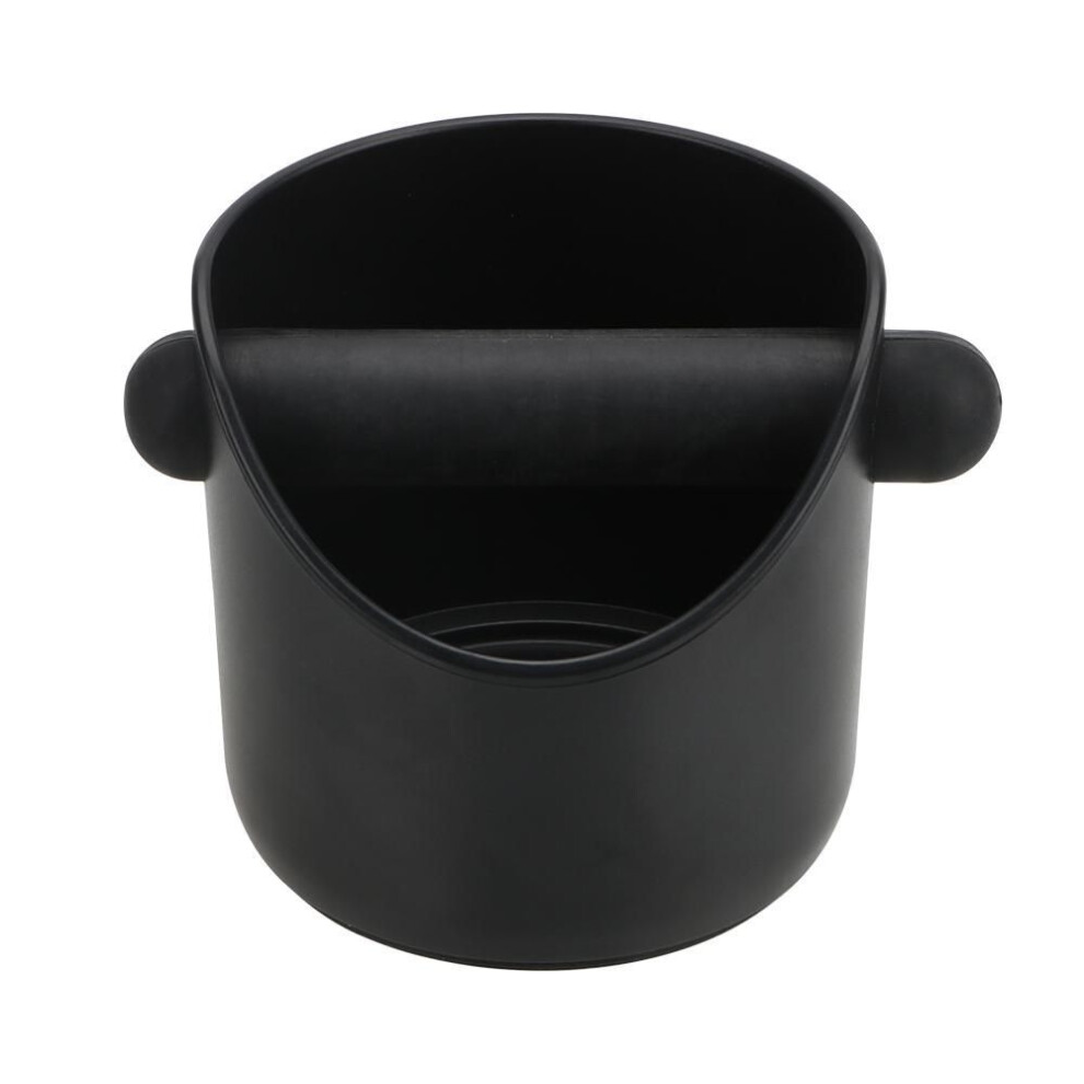 (black) Coffee Grind Knock Box Cafe Accessories Espresso Grounds Container Anti Slip Coffee Grind Dump Bin Household Coffee Tools