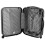 Dark Grey Lightweight Travel Cabin Suitcase With Wheels & Handle 2