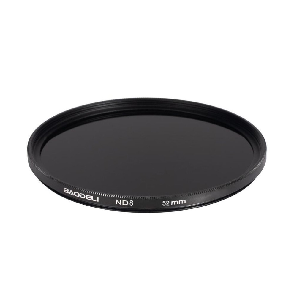 (as the picture, ND8 52mm) BAODELI Nd Filter 2 4 8 Concept 49 52 55 58 62 67 72 77 82mm For Camera Canon Nikon Sony Accessories