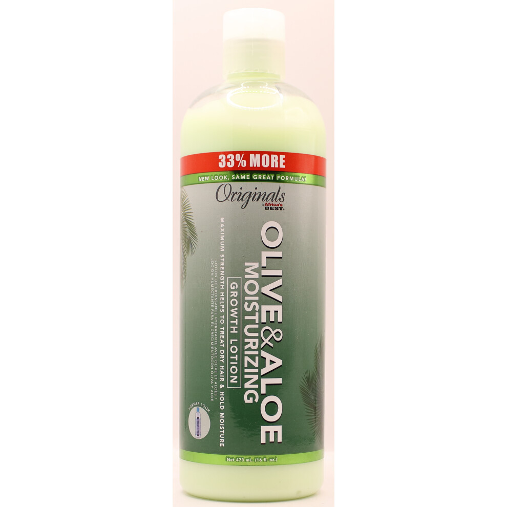 Africa's Best Organic Olive Oil Moisturizing Growth Lotion 12oz
