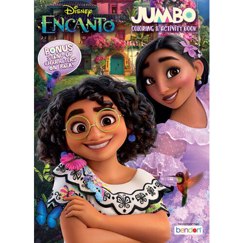 Bendon Encanto Jumbo Βιβλίο Χρωματισμού και Δραστηριοτήτων, 80 Σελίδες (Σετ 2 Βιβλίων) 2