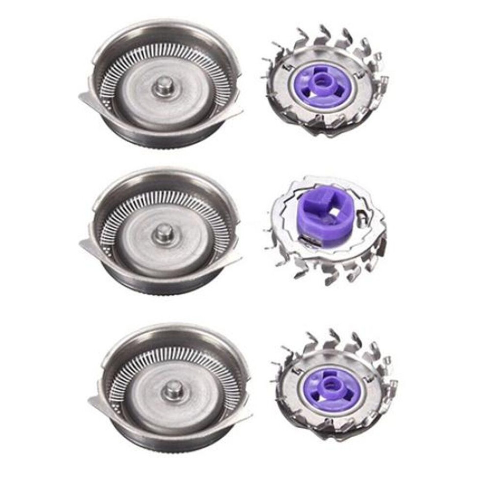 3 Pcs Replacement Shaver Head Blades Cutters For Philips Norelco Electric Razor