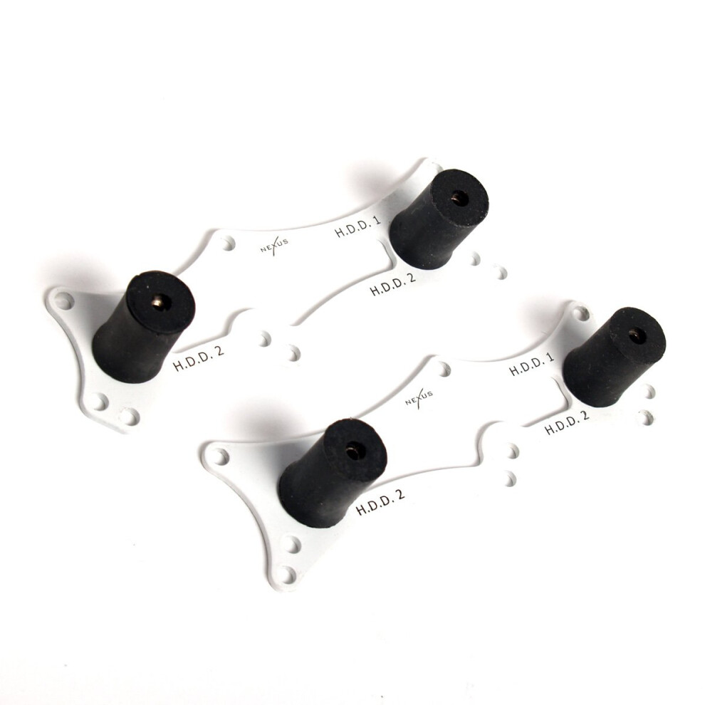 Nexus DoubleTwin HDD Noise Reduction Vibration Absorber for 3.5"" HDD (2 Pieces)  White DoubleTwin-image-OPC-PFSWJSJ-NEW