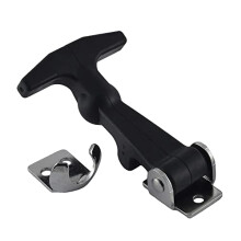 Loquet ? poign?e flexible monobloc Southco en caoutchouc avec support en acier inoxydable