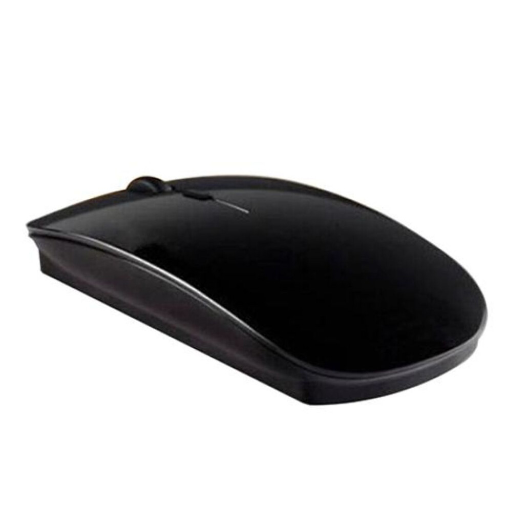 (black) 2.4 Ghz Slim Optical Wireless Mouse Mice + Usb Receiver For Macbook Laptop Pc
