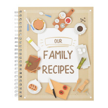 Pipilo Press Family Recipe Book To Write In  Spiral Bound DIY Make You