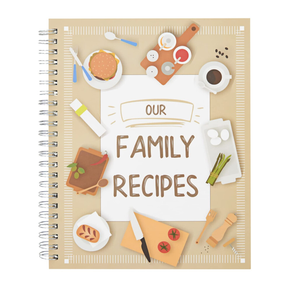 Pipilo Press Family Recipe Book To Write In  Spiral Bound DIY Make You