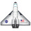 Windnsun FlightZone Spaceshuttle Endeavor Nylon Kite 52 polegadas wingspan 1