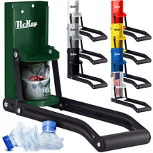 McKay 16 oz. Metal kan knusere tunge v?gmonteret smasher til aluminium seltzer sodavand d?ser og flasker til genbrug-Hunter Green