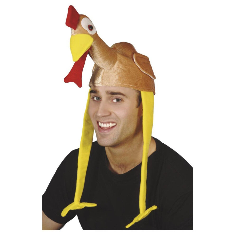 Smiffys Gobbler Bonnet Turkey Costume Hat