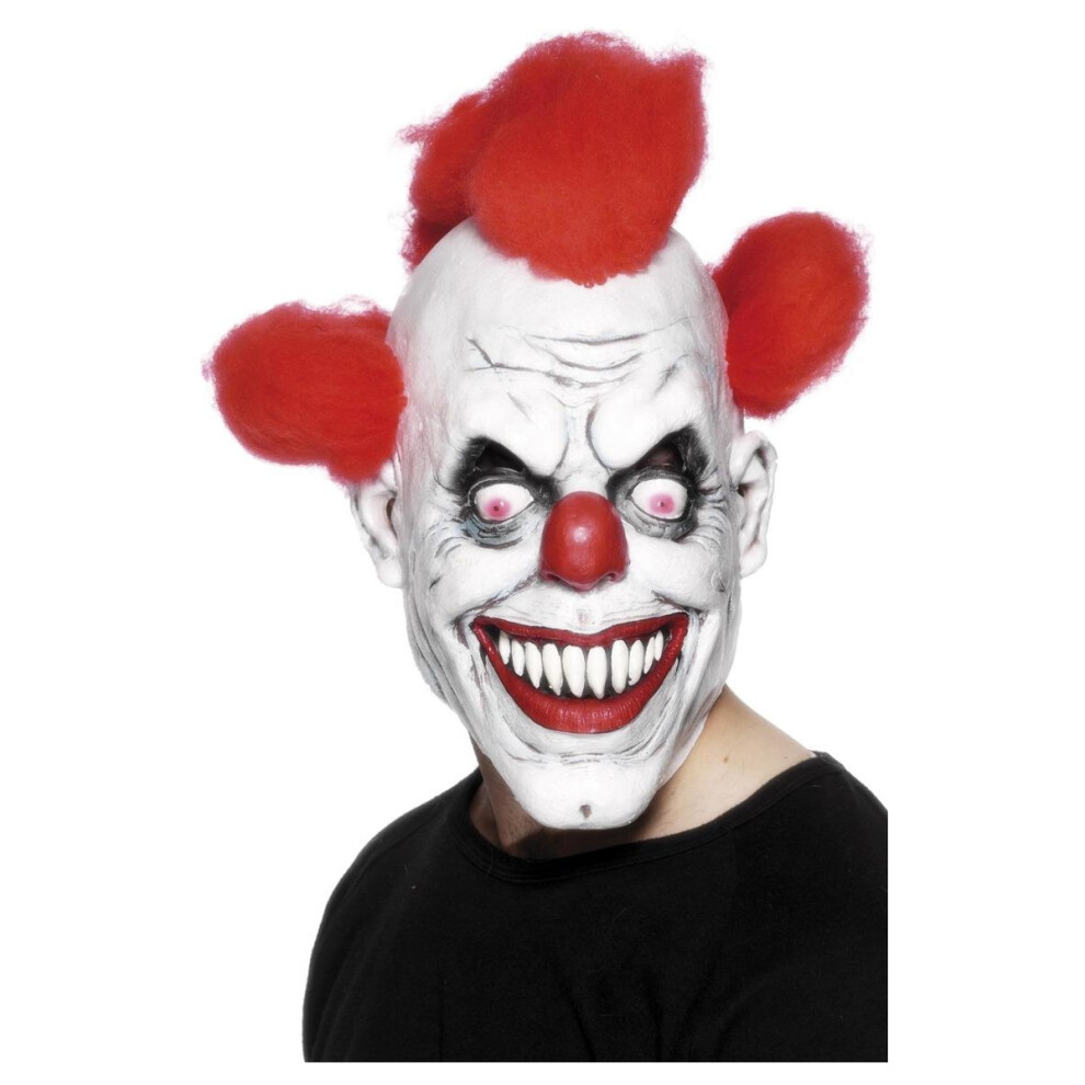 Smiffys Unisex Adult Clown Latex 3/4 Mask