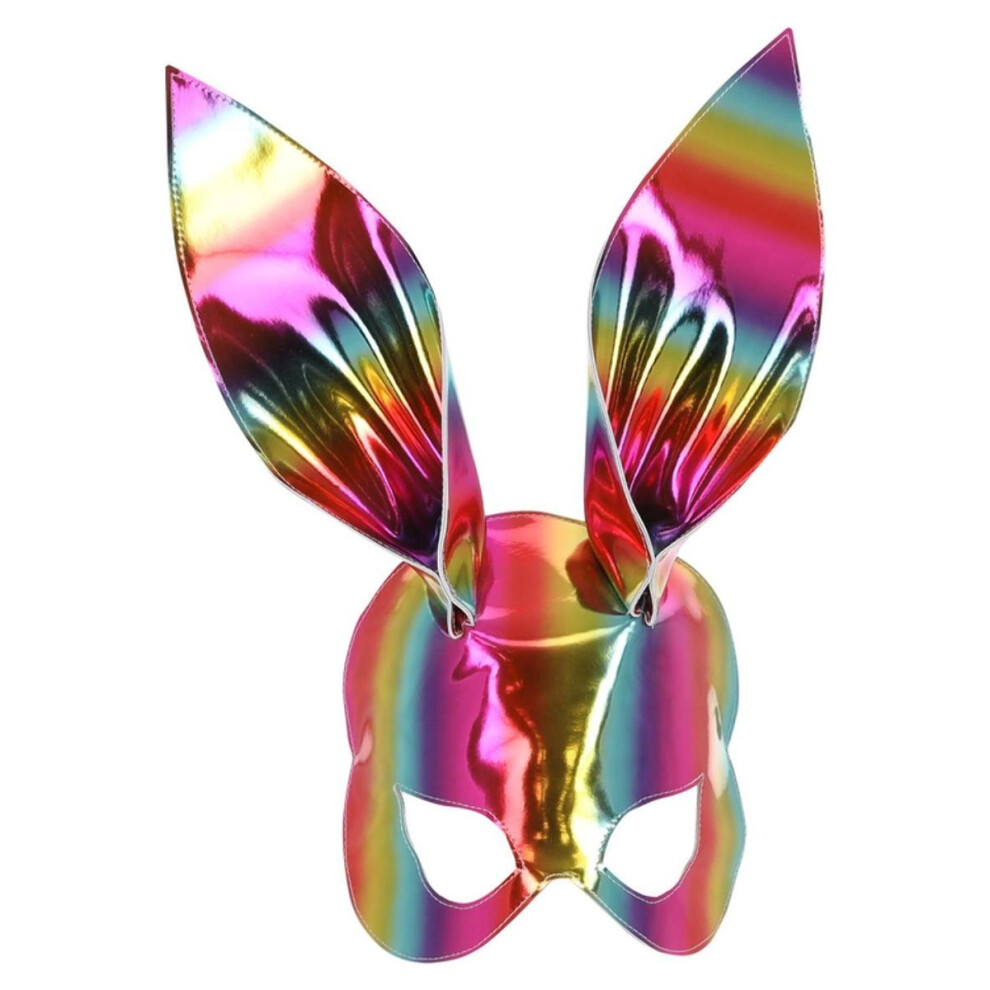 Fever Unisex Adult Bunny Metallic Mask-image-OPC-PG25JTH-NEW