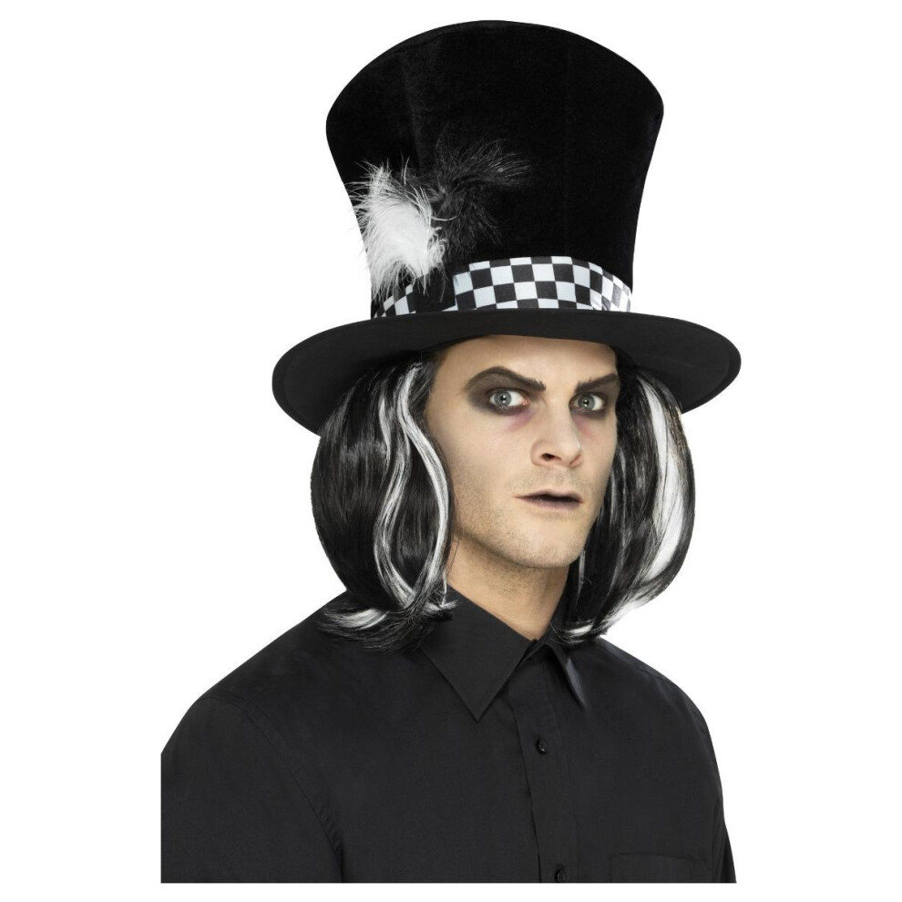 Smiffys Unisex Adult Dark Tea Party Costume Top Hat