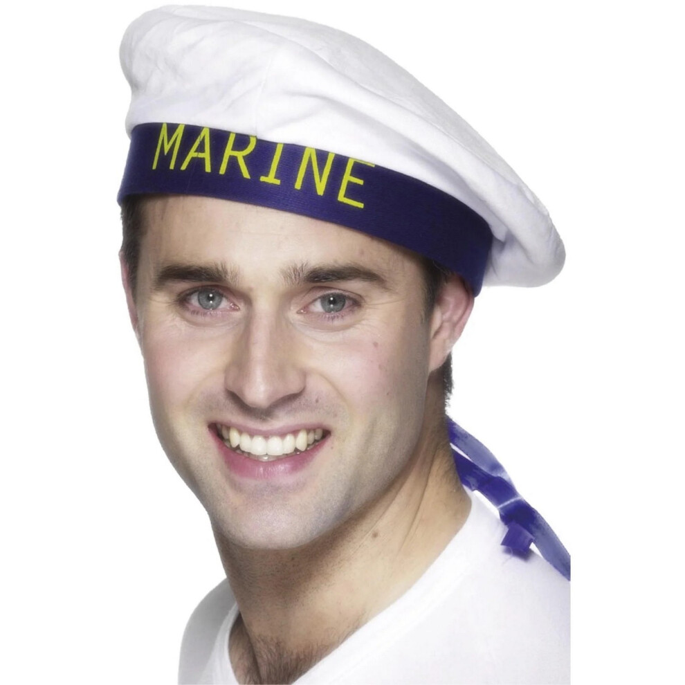 Smiffys Mens Marine Sailors Hat