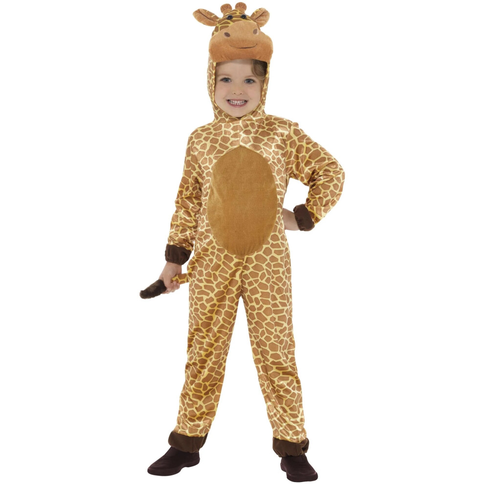 (7-9 Years, Brown) Smiffys Childrens/Kids Giraffe Costume Set