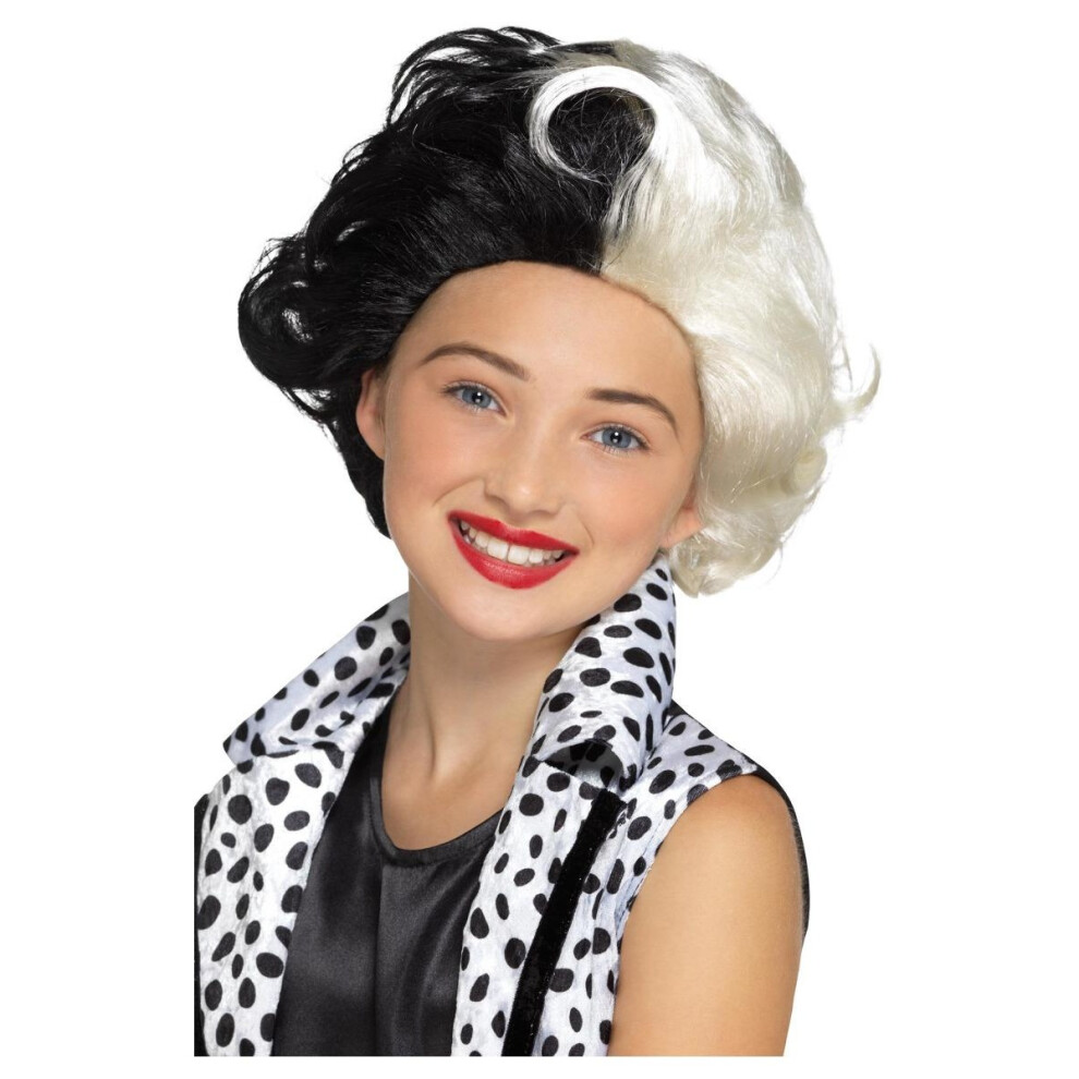 Smiffys Girls Evil Madame Wig