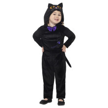 (3-4 Years, Black) Smiffys Childrens/Kids Cat Costume